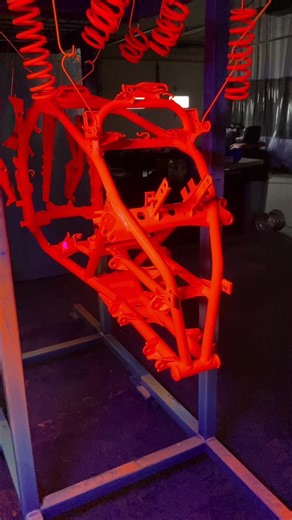 Yamaha YFZ450 Powder Coating for XC Racing