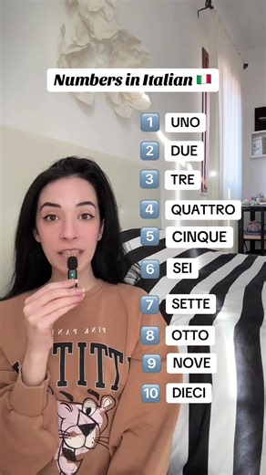 Let’s learn Numbers in Italian 🇮🇹 #learnitalian #italianteacher #italiantutor #learnitalianonline #italianlesson