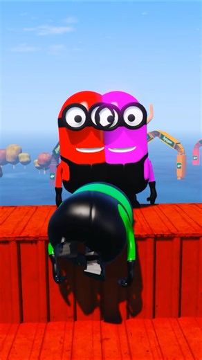 GTA 5 Epic Water Ragdolls Spiderman Jump/Fails Ep 817 #shorts​