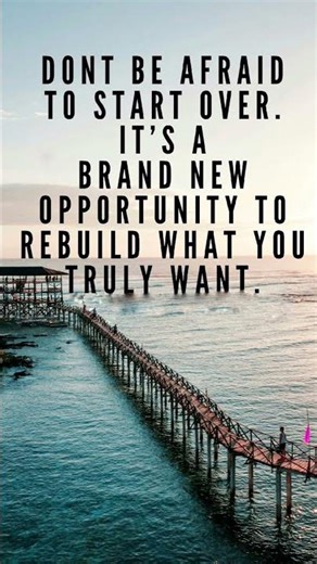 Don’t Be Afraid To Start Over | Powerful Motivation | New Beginning