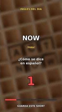 5 palabras en inglés: expresiones de tiempo en inglés | Shorts