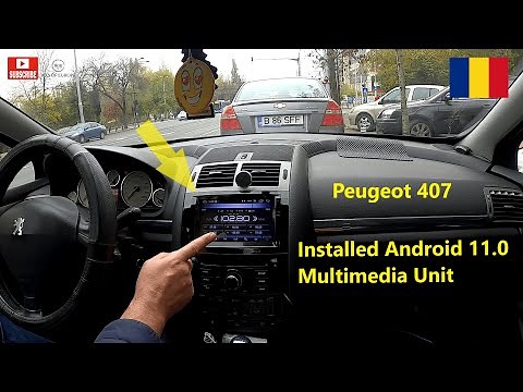 EXCELLENT Installation - Android 11.0 Multimedia Unit on #PEUGEOT 407 | RD4 Unit replaced 🇷🇴