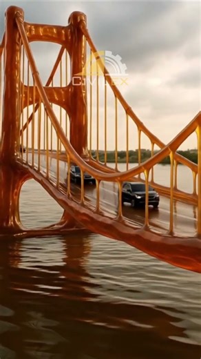 Unbelievable! Cars Driving on a Jelly Bridge! 😱