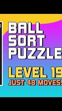 Ball Sort Puzzle Level 1909 Walkthrough [48 Moves!]