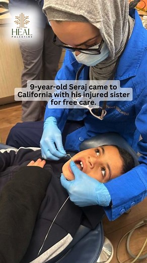 9-year-old Seraj came to California with his injured sister for free care through HEAL Palestine’s Global HEALing program. From dental check-ups with Dr. Noor Beleisi to meeting new friends in the community, Seraj is experiencing holistic healing — mind, body, and spirit. A heartfelt thank you to all our volunteers who make this possible. Every child in Global HEALing receives hope, care, and the chance to thrive. #HEALPalestine #GlobalHEALing #Gaza #Healing #VolunteerImpact #Hope #CommunityCare