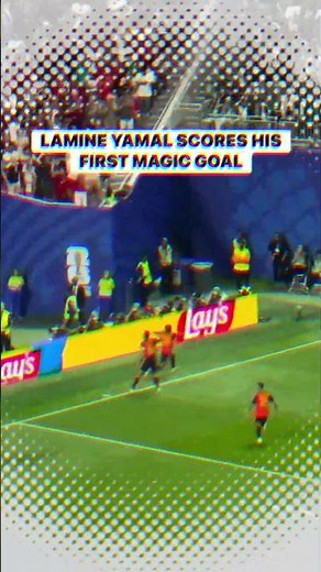 The exact moment Lamine Yamal scored his first career World Cup goal! History maker 🏆✨