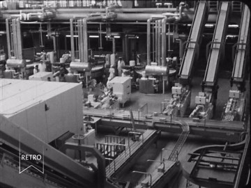 hr Retro | hessenschau : Herstellung von Eiskrem bei Langnese