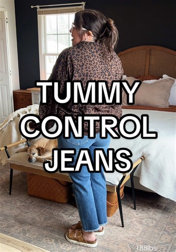Tummy control jeans that actually do a great job at concealing your belly!! So comfy too! #tummycontrol #tummycontroljeans #jeans #midsizefashion #jumpstartsale @Alexander Jane