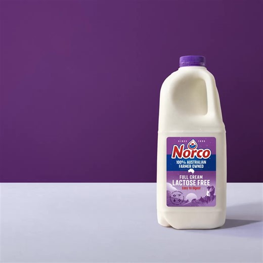 If you are one of the estimated 17.5% of Australians who experience lactose intolerance, you can still enjoy great tasting milk. Deliciously creamy Norco Lactose Free milk is gentle on the stomach without compromising on quality or taste - 100% delicious, 0% Lactose. | Norco Milk