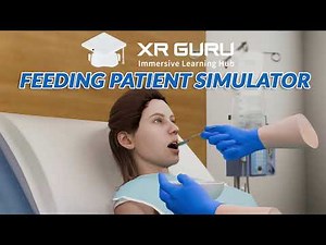 Step-by-Step Feeding Patient Tutorial: Realistic VR Simulation Training