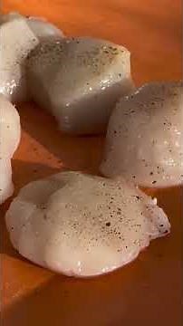 Scallops come from this? #seafood #scallops #shellfish