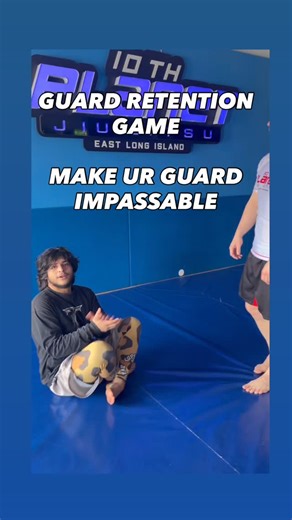 MF GOOP on Instagram: "Making your guard impassable 🧱 Top: continuous task — hands on shin, fight to keep feet above the belt line. Chin/toes connect belly → shoulder → hip as long as possible. Bottom: winning goal — strip grips and pummel to DLR or RDLR. Reset every time. Drill it, slow it down, tell me how it feels. Follow @mfgoop10peli, follow Ike, and comment for more 🔁🧠"