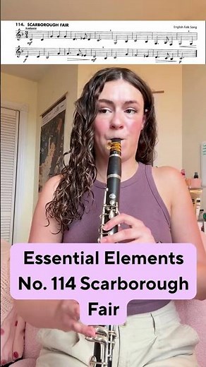 Essential Elements No. 114 Scarborough Fair #clarinet #bbclarinet #clarinetist #musicalinstrument