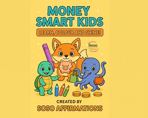 Money Smart Kids Colouring Book – Printable Financial Literacy Activity for Children | Learn About Saving, Spending & Confidence - Etsy UK
