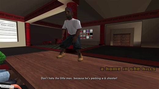 GTA SA: Carl Retakes Madd Dogg's Crib in First Person
