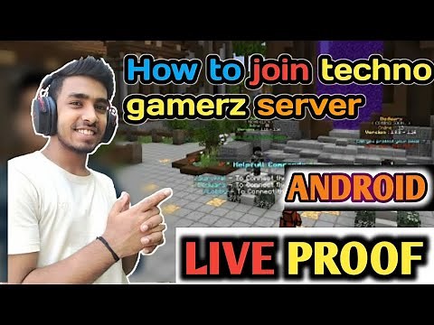 how to join techno gamerz server 100% real ip address#tg network