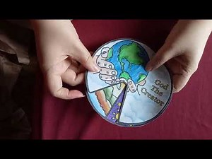 Sunday school craft, God Creation
