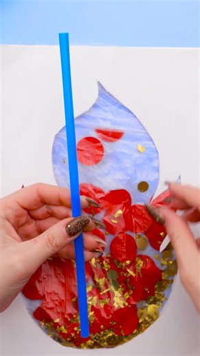 Safe Fire Craft 🔥🎨 Fun Pretend Play for Kids #shorts #diy