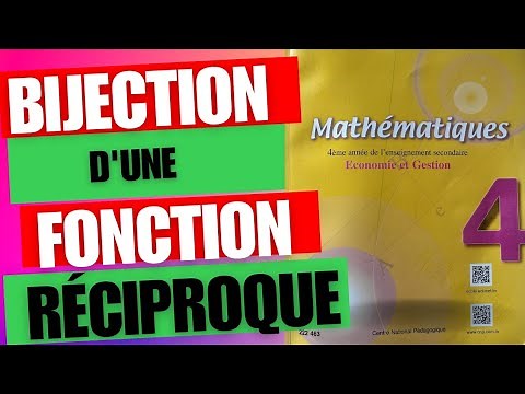 Fonction réciproque [Bijection]