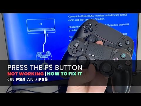Press the PS Button Not Working | PS4 & PS5 | How to Fix!
