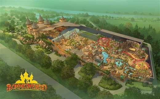 New indoor theme park opens in Europe next year with huge castle and water flume