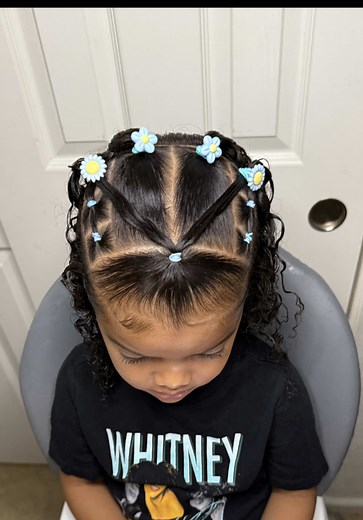 Toddler Curly Hairstyles Using Frobabies and Rizos Products