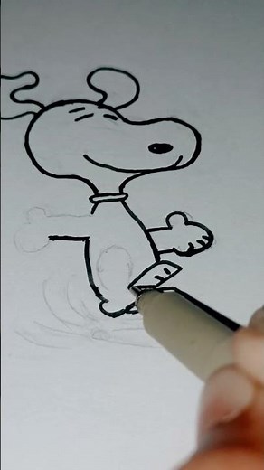 How to Draw Snoopy (Easy)