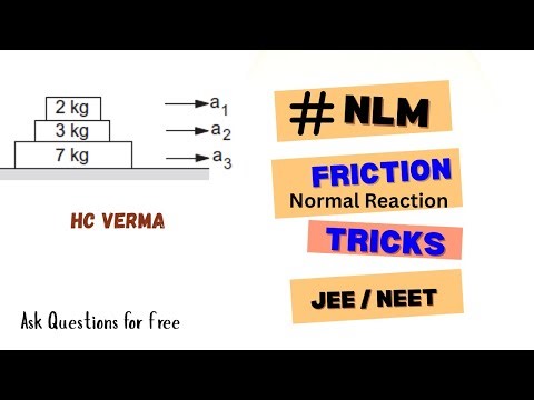 Friction Question |Three Block System HC Verma Solutions | JEE & NEET Physics
