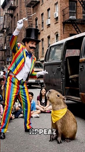 The magician tricked the capybara!!! #shorts #capybara #trending #usa #sad #emotional #story
