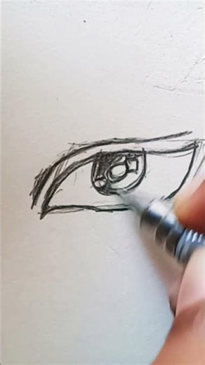 How to draw anime eyes(for beginners) #anime #firstvideo #viral