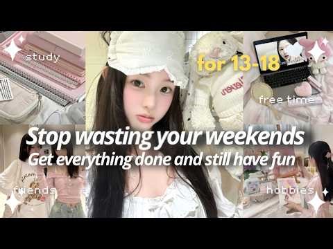 Realistic Weekend Routine For Teenagers (full guide) 📚🩷