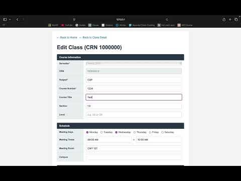 Mandatory User Story 1 Demo