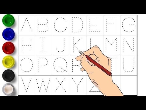 How to write ABCDEFGHIJKLMNOPQRSTUVWXYZ | A to Z for kids , fastest alphabet,abcd ,abcdefghijklmnopq