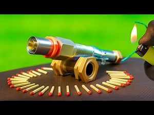 This Tiny Cannon Shoots WITHOUT GUNPOWDER!