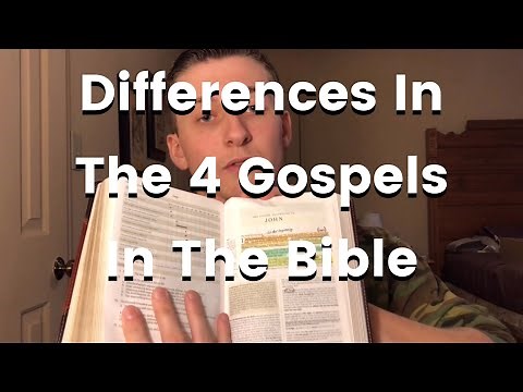 Differences Between The Four Gospels In The Bible (Matthew, Mark, Luke, John)