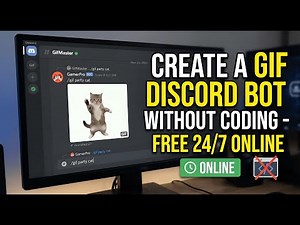 Create A Gif Discord Bot Without Coding - Free 24/7 Hours Online