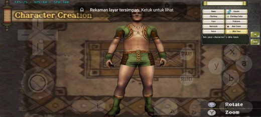 awal mulai main monster hunter 3ultimate citra emulator android