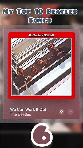 My Favorite Top 10 #beatles songs List