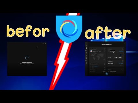 fix your hotspot shield VPN! | how to solve (something went wrong we are trying to fix the problem)