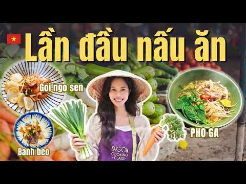 Korean Couple Tries Cooking Vietnamese Food for the First Time