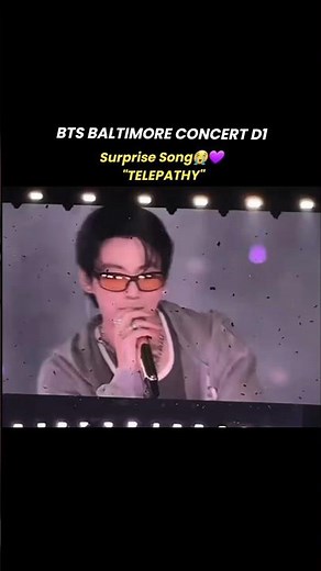 Telepathy Performance In 2026 BTS BALTIMORE CONCERT D1