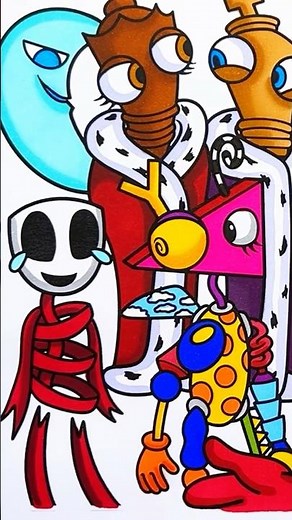The Amazing Digital Circus Ep 9 Coloring Pages #shorts #tadc