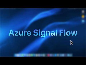 Azure Signal Flow | Tech Ambient Desktop Loop ♬ #DesktopScreen