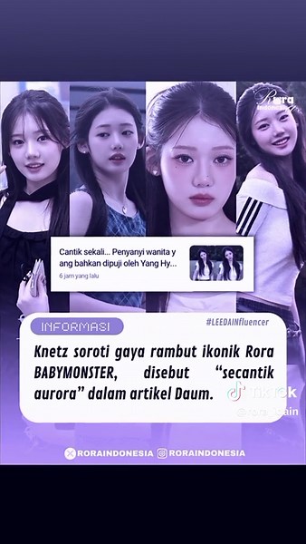 Gaya Rambut Ikonik Rora BABYMONSTER: Sekilas Kecantikan Aurora