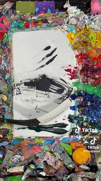 super satisfying#satisfying #asmr #calming #paint #painting #asmrsounds #asmrvideo