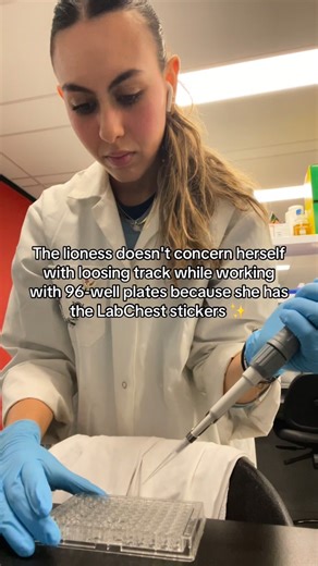 👩🏻‍🔬 clueless lab girlies 👩🏽‍🔬👩🏼‍🔬 on Instagram: "Tag someone who would need this.. Get 15%off these 96well labels from @labchest when you use our code “CLL” at checkout, or visit them from our link in bio! Also check out their alcohol resistant markers and hydrophobic ink pens🙂‍↕️🙂‍↕️ 😍 #cluelesslabgirlies #womeninstem #sciencestruggles #research #96wellplate #molecularbiology"