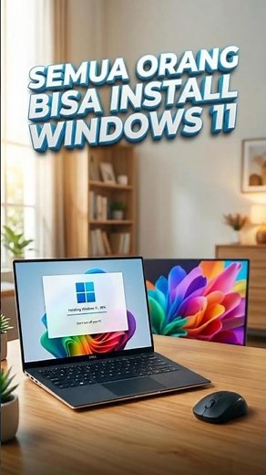 Cara Install Windows 11 Paling Gampang 2026 (100�rhasil!) #shorts