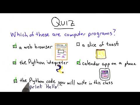 What Is a Program - Intro to Computer Science