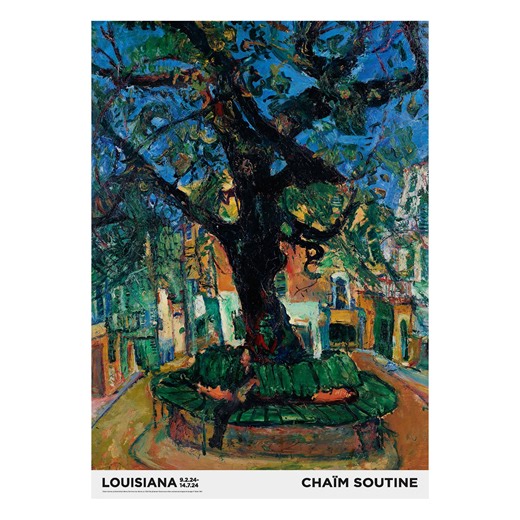 Louisiana Museum of Modern Art Chaïm Soutine - Le Grand Arbre à Vence 1929, póster A1