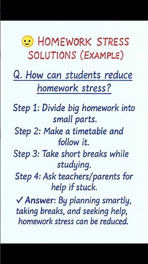 Reduce Homework Stress | Easy Solutions